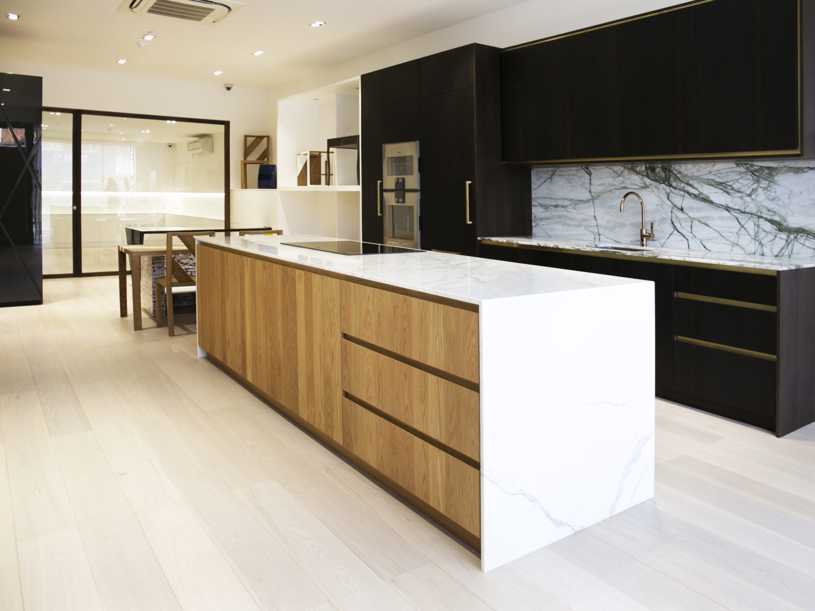 St James Interiors showroom kitchen