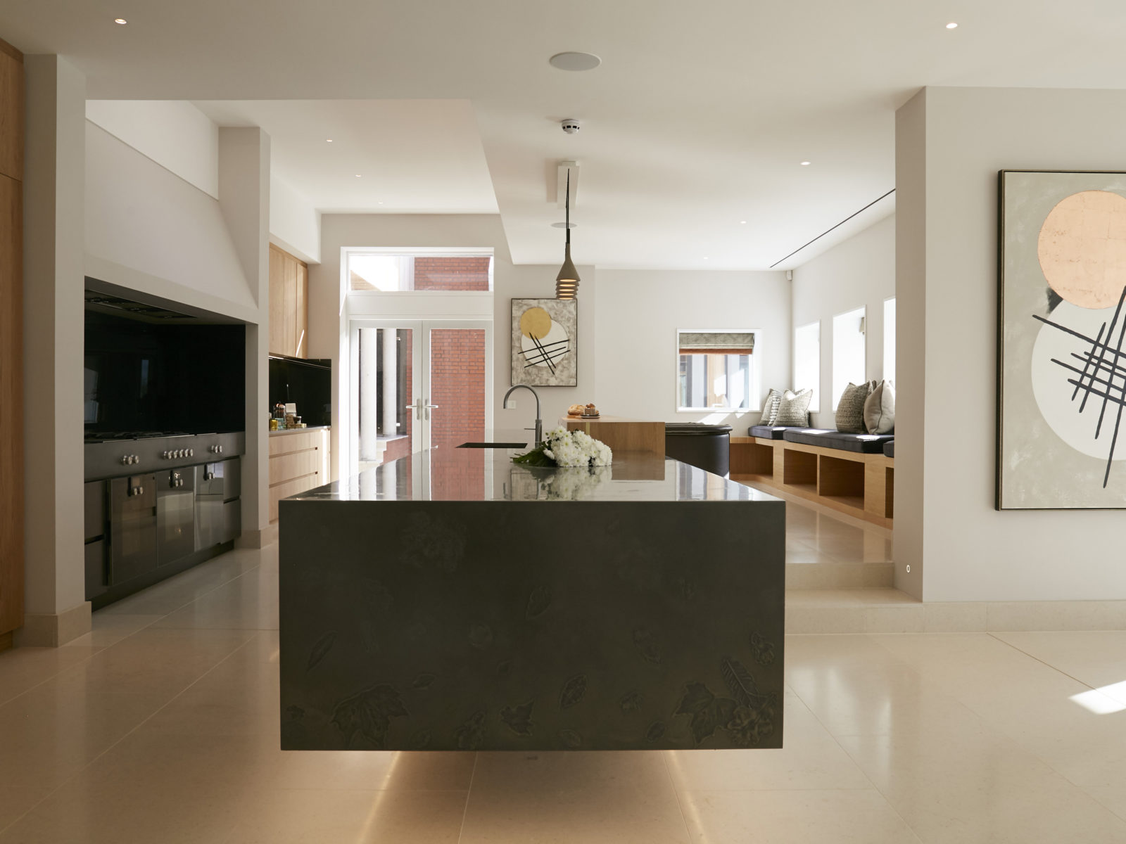 Floating kitchen island