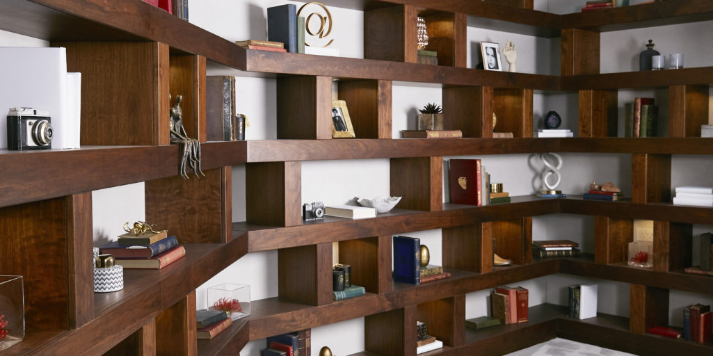 walnut veneer library