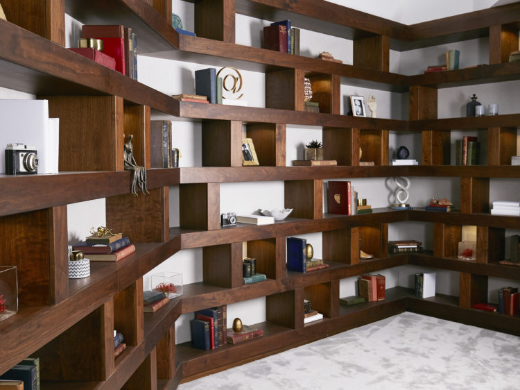 walnut veneer library