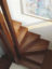 solid walnut staircase